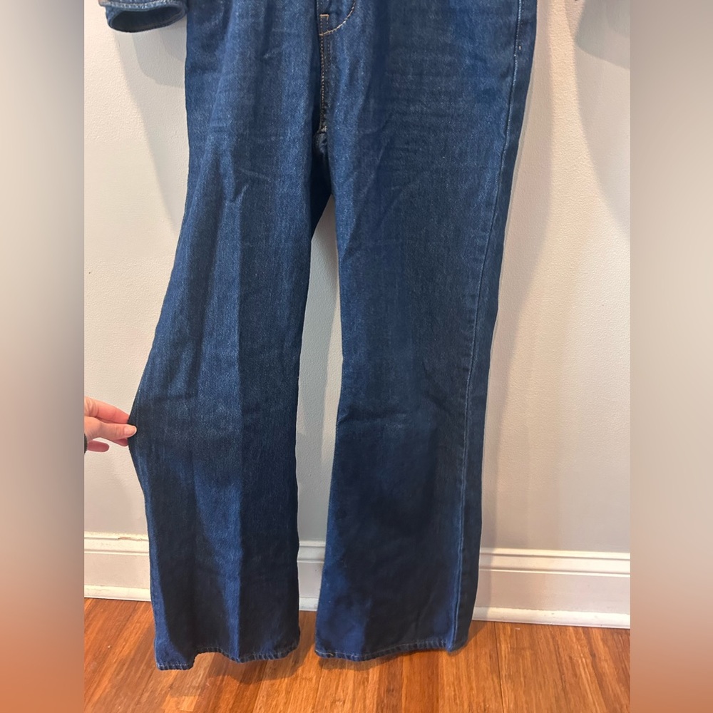 Levi's Women's Dark Blue Western Jumpsuit 25 EUC - Picture 9 of 12